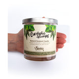 Eucalyptus Spearmint Scented Natural Soy Candle, Essential Fragrance Oils, 100% Soy, Phthalate & Paraben Free, Clean Burning, 9 Oz.