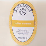 Colonial Candle Indian Summer Scented Jar Candle, Heritage Collection, 2 Wick, 11 oz - Up to 80 Hours Burn