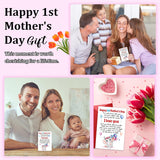 First Mothers Day Card - Happy 1St Mother'S Day Card Gifts For New Mom First Time Mother 1St Mothers Day Greeting Card For Wife Daughter New Mom Gifts From Daughter Son