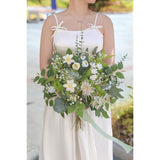 65 Pcs 7 Kinds Mixed Greenery Leaves Stems Bulk Artificial Silver Dollar Eucalyptus Leaves Picks Fake Eucalyptus Stems Faux Spray For Wedding Vase Bouquet Floral Arrangement
