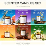Scented Candles - 6 Pack Home Aromatherapy Jar Candle Set Gifts For Women, 7 Oz Soy Wax Candles For Birthday, Valentine, Anniversary