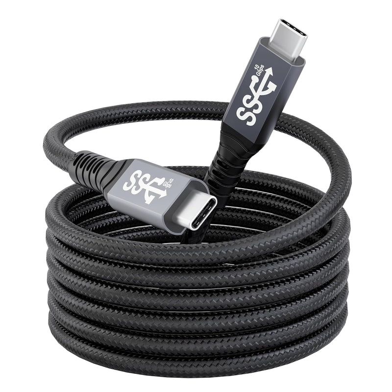 10Ft Usb-C 3.1 Gen 2 Cable 10Gbps Data Transfer, 60Hz Video Output, 4K Display