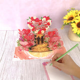 Anniversary Card – Journey Of Love 3D Pop-Up Card, Romantic Couple With Heart | Wedding, Valentines Day Card For Wife, Husband, Her, Him | Mother’S Day Card For Wife, 6"X8"