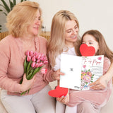 Mother'S Day Card To My Mom,Romantic Mothers Day Gifts For Women,Mother'S Day Greeting Cards For Mom From Daughter Son,Lovey Gift Idea For Her