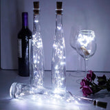 Wine Bottle Lights 20 Leds Cork Lights Waterproof Battery (Included) Operated Fairy Mini String Lights For Diy Jar Indoo