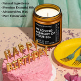 40 Year Old Birthday Gifts - Funny & Unique Presents For Men & Women Born In 1985, 40Th Birthday Gift Ideas, Lavender Scented Candle, 7Oz