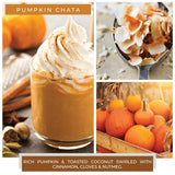A Cheerful Giver - Pumpkin Chata Mama Scented Glass Jar Candle (22oz) with Lid & True to Life Fragrance Made in USA
