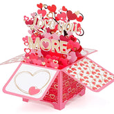 Valentine’S Day Pop Up Card For Wife Or Husband, Romantic 3D Love Tree Card, Valentine & Anniversary Greeting Card With Envelope And Note Card