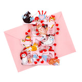 Joyful Cat Tree Pop Up Card, 7 Inches Cute Cats 3D Greeting Card With Hearts, Adorable Love Card For Her, Wife, Valentine’S Day, Birthday, Anniversary, Includes Envelope & Message Note