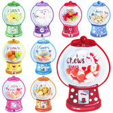 45 Pack Valentine'S Day Cards For Kids Classroom, Valentines Candy Holder Cards With Bubble Gum Machine Designs, Diy Valentine Exchange Gifts For Boys Girls School Party Favors, Not Included Candy