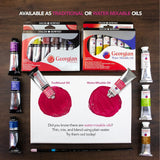 Daler-Rowney Georgian Oil Paint Titanium White Twin Pack 225Ml Tube - Art Paints For Canvas Paper And More - Oil Painting Supplies For Artists And Students - Artist Oil Paint