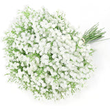 140 Pcs Artificial Flowers,Babys Breath Artificial Flowers,Fake White Babys Breath Flowers Artificial Bulk,140 Pcs Real Touch Flowers For Wedding Party Home Garden Decoration (140)