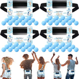 4 Sets Elephant Party Games, Swing Shaking Balls Game Set With 40 Balls, Ribbon & Cardboard Boxes, Bridal Party Funniest Games For Outdoors Indoors