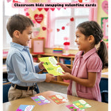 Funny Joke Valentine'S Day Cards For Kids Classroom, 30 Pack Valentine Cards With 36 Stickers & 30 Envelops, Valentines Gifts For Boys Girls