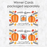 Big Dot of Happiness Fall Pumpkin Scratch Off Game - 22 Count, Ages 3+