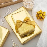 30 In X 32.8 Ft (81.7 Sq.Ft.) Gold Wrapping Paper Roll, Gift Wrap With Metallic Shine For Wedding, Birthday, Party, Holiday, Congrats, Mother’S Day