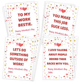24 Sheets Office Valentine'S Day Cards For Adults, Gift Tags Of Valentines Treat Bags, Office Valentines Day Gifts For Coworkers Employee, 3.5X5 Sweet Love Card For Adult Valentines Day Party-1