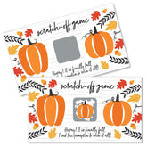 Big Dot of Happiness Fall Pumpkin Scratch Off Game - 22 Count, Ages 3+