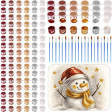 140 Pcs Mini Acrylic Paint Set For Kids Washable Acrylic Paint Strips Bulk With 20 Pcs Painting Brushes For Diy Art And Craft Party Student Classroom Painting Supplies Gifts (Metallic Color)
