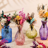 24 Pcs Dried Flowers Bouquet Boho Mini Dried Flower With Stem Small Floral Plants Mixed Natural Flowers Bundles For Crafts Vase Diy Photo Props Wedding Decoration