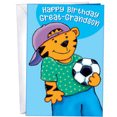 - Great-Grandson Birthday Card - Made In Chicago - Perfect Size: Opens To A Generous 10? × 7.75?- Amazing! - 95814