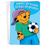 - Great-Grandson Birthday Card - Made In Chicago - Perfect Size: Opens To A Generous 10? × 7.75?- Amazing! - 95814