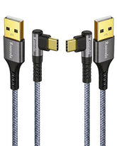 2 Pack 6FT 90 Degree USB C to USB C CarPlay Fast Charging Cable for iPhone 17 16 15 Samsung Galaxy