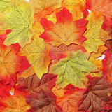 Fake Fall Leaves,300 Pcs Faux Leaves Decoration Artificial Maple Leaves For Autumn Weddings Decorations And Fall Thanksgiving Décor