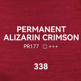 PHOENIX Permanent Alizarin Crimson Oil Paint - 150ml / 5.07 Fl oz. Single Large Tube - Artist Quality Oil Based Paint for Professionals