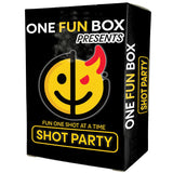 One Fun Box Shot Party - The Ultimate Drinking Game For Parties, College Nights, Birthdays & More - Card Game For Shots, Gifts & Celebration
