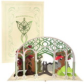 Lord Of The Rings Pop-Up Greeting Card - I Would Rather Share One With You, Than Face All The Ages Of This World Alone - Love, Anniversary, Birthday - Rings Of Power Card For Men & Women -5X7