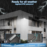 150W LED Flood Light Outdoor 18000LM 5000K Dusk to Dawn Adjustable Commercial Wall Pack Lighting IP65 Waterproof