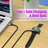 2 Pack 3.3FT Garmin Watch Charger L Shape USB Charging Cable for Fenix Forerunner Venu Instinct Vivoactive