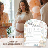 Baby Predictions And Advice Cards - 30Pcs Gender Reveal Games For Guests, 5 X 7 In Baby Shower Activities For Guests, Gender Neutral Table Decorations For New Parents