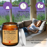 Christmas Scented Candle, Valentine'S Day Gifts For Her, Him, Funny Wedding Gifts For Men, Women, Boyfriend, Girlfriend, Husband, Wife, Birthday, Lavender Scented Candle