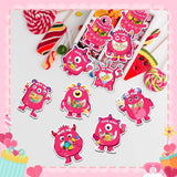 32 Sets Valentine Cards For Kids Classroom, Monster Happy Valentines Candy Cards, Funny Valentines Exchange Cards For Kids School, Diy Valentine Party Favors Gifts For Boys Girls