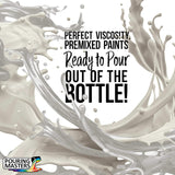 Pouring Masters Graystone Ready To Pour Acrylic Pouring Paint - Premium 64-Ounce Pre-Mixed Fluid Acrylic Paint - Fluid Art Supplies For Canvas, Wood, Paper, Tile & Rocks