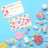 240 Pcs Candy Guessing Game Cards How Many In The Jar For Bridal Baby Shower Party Collection Birthday Gender Reveal Activities And Decorations 3.54 X 2 Inch