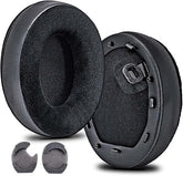 Replacement Earpads for Sony WH 1000XM4 Headphones Hybrid Velour Ear Cushions Soft Comfortable Wear Resistant Ear Pads Compatible with WH1000XM4