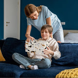 Dog Wrapping Paper For Birthday Baby Shower - Paw Print White & Black Puppys Gift Paper For Men Women Kids - 20 X 29 Inches, 6 Folded Sheets, Easy To Store…