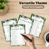 Safari Animals Baby Shower Games, Who Knows Mommy Best Game, Gender Reveal Party Favors, Would Mommy Rather Ice Breaker Activities For Parents-To-Be-30 Pcs, 5X7 In - C08