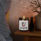 Cow Candle, Cow Gifts For Women Girls Cow Lovers, Cute Cow Gifts,I Just Freaking Love Cows Ok Scented Candles