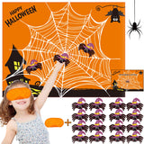 Halloween Games For Kids Party Pin The Spider On The Web Halloween Party Games Activities Pin The Tail