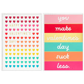 Hallmark Good Mail Pack of 2 Valentines Day Cards (Happy Valentine's Day)