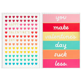 Hallmark Good Mail Pack of 2 Valentines Day Cards (Happy Valentine's Day)