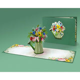 Cutpopup Mothers Day Card, Flower Card, Birthday 3D Greeting Card For Women, Grandma, Mom, Wife (Watering Can Flowers)