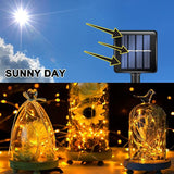 160FT Solar String Lights Outdoor 480 LED Waterproof Fairy Lights Copper Wire 4 Pack