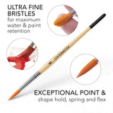Watercolor Paint Set - 62 Piece Kit - Video Tutorial Course - For Adults, Beginner & Professional Artists - 26 Tubes (12Ml), Sketch Pad, 8 Painting Brushes, Aquapen, Palette, Masking Tape