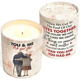 Lavender Candle - Romantic Gifts For Her, Him, Women, Men, Wife, Girlfriend, Boyfriend, Husband - Couples Gift For Anniversary, Christmas, Valentines Day Gifts & More - Stocking Stuffer For Women Men