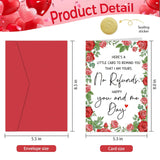 Funny Anniversary Card For Him Her, Humorous Valentines Day Cards For Husband Wife Boyfriend Girlfriend, I Am Yours No Refunds Card